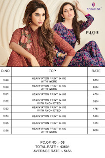 Arihant nx Palchu vol 6 Kurtis wholesaler