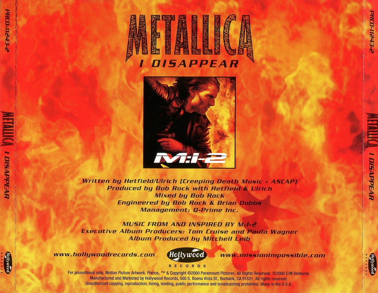 Metallica i disappear. Metallica i disappear обложка. Металлика 2000. Metallica CD Singles.