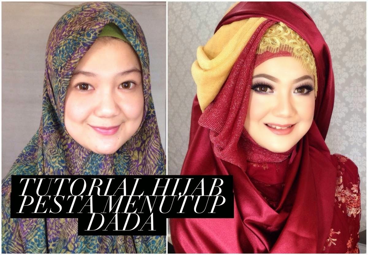 Tutorial Hijab Akad Nikah Untuk Wajah Bulat BLOG CONTOH