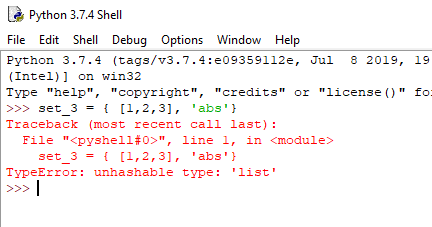 Techies Sphere: Sets in Python