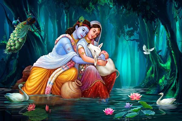 lord radha krishna love images