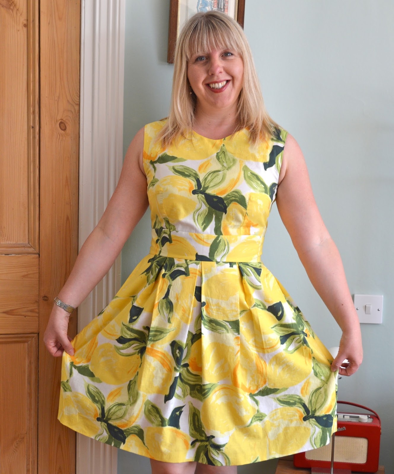 Handmade Jane: Lemon dress - with a nod to Kate Spade