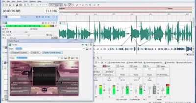 Sofware audio editing