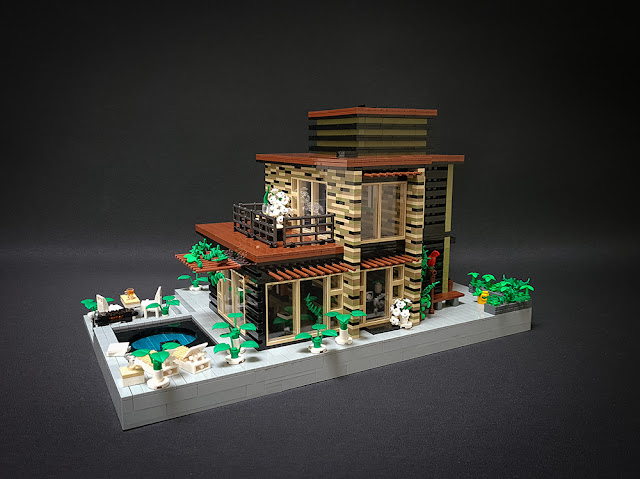 Desain rumah kontemporer dari LEGO