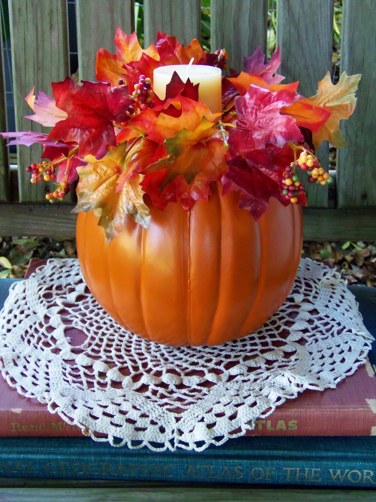 live. love. scrap. Pumpkin Centerpiece