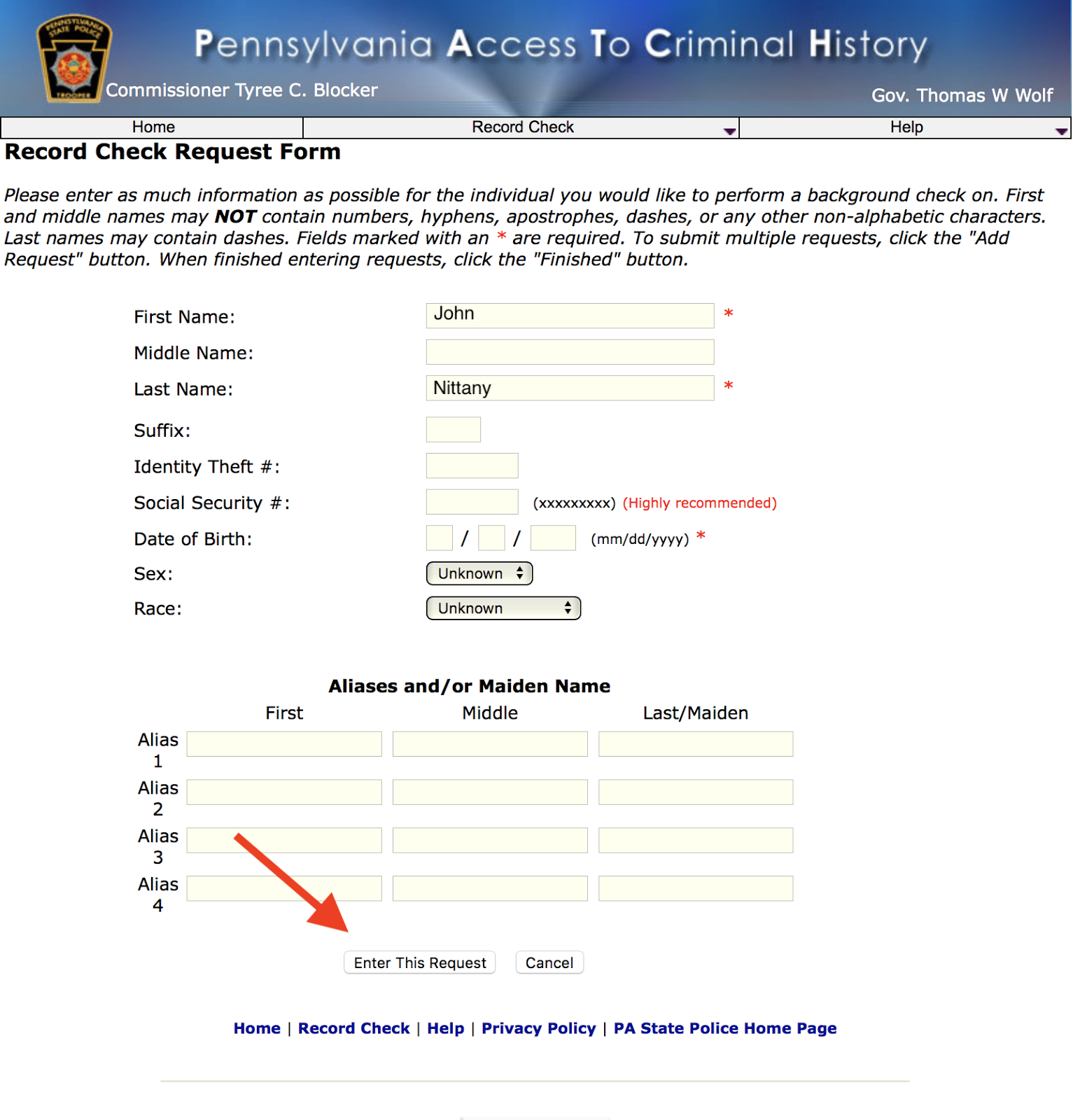 Child Protection Compliance Pennsylvania Criminal Record Checks for