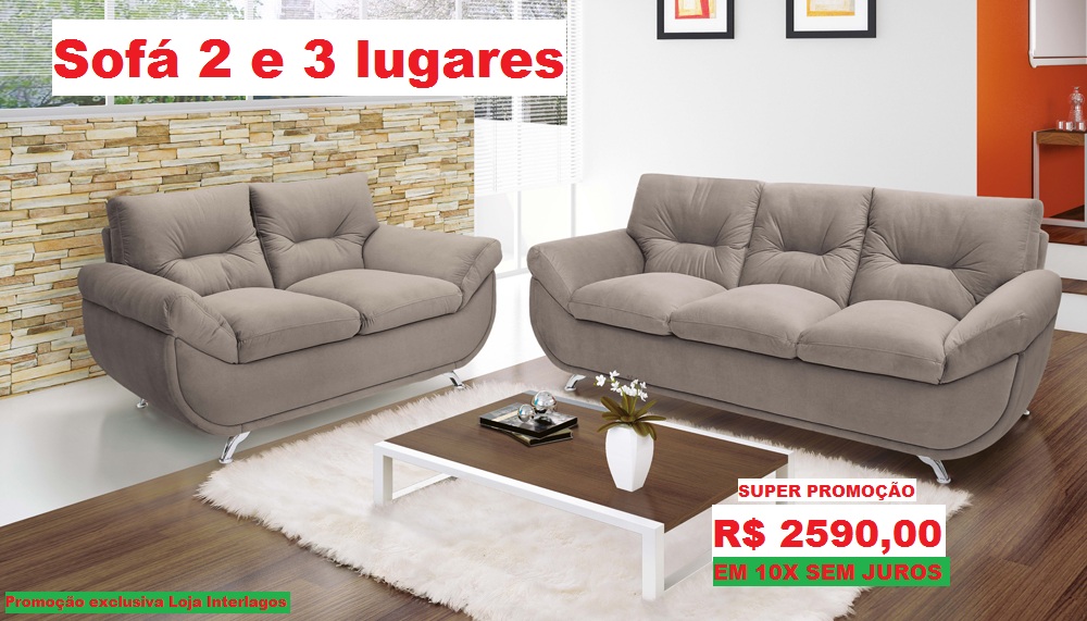 Lojas Fenicia Sofá de qualidade e estilo!