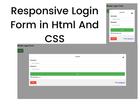 how to create Responsive Login Form - Suddodhan