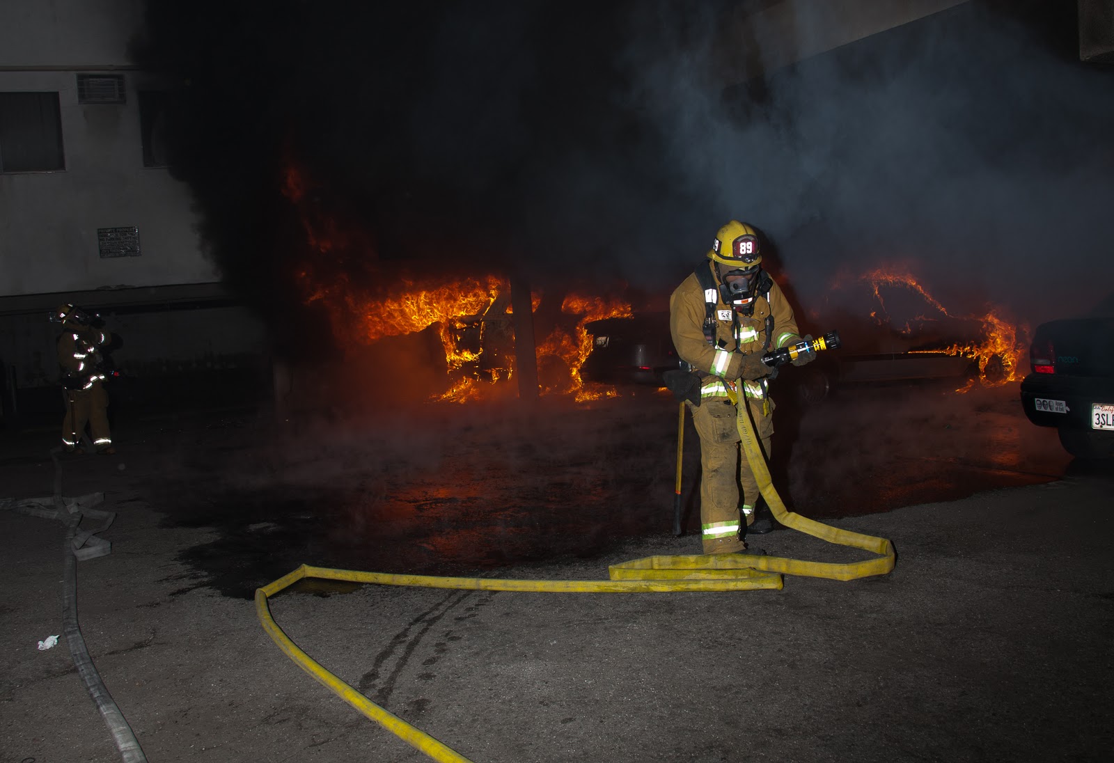 LAFD - Arson Fire - 12-31-11 - New Haven St. ~ FireWXPhoto1600 x 1096