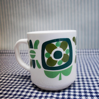 2 Mugs Vintage Arcopal France - Modèle MOBIL - Style Rétro, Excellent État