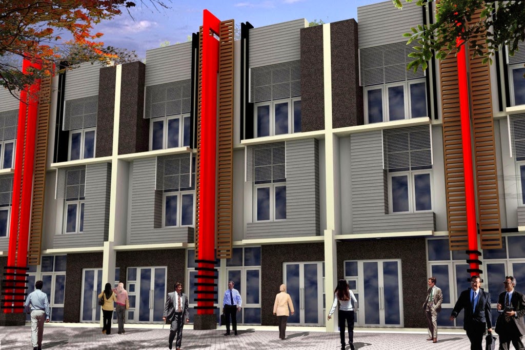 Desain Ruko Minimalis 3 Lantai - METRO PROPERTI