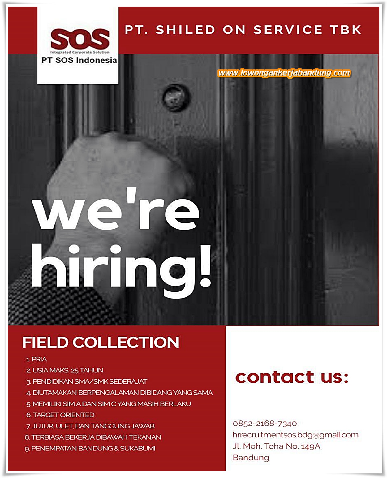 Lowongan Kerja Bandung Field Collection - Loker Bandung Hari Ini