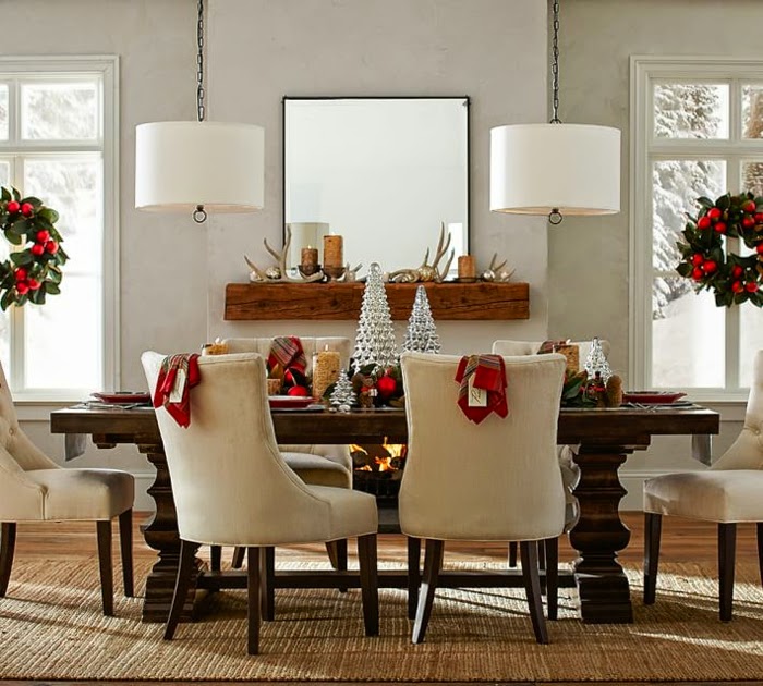 Decoración de la mesa en Navidad - Colores en Casa