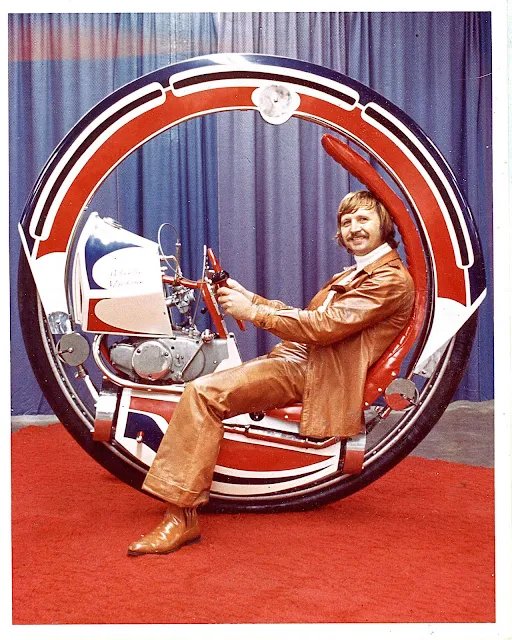 Jumpin Joe Gerlach and his Monowheel Time Machine