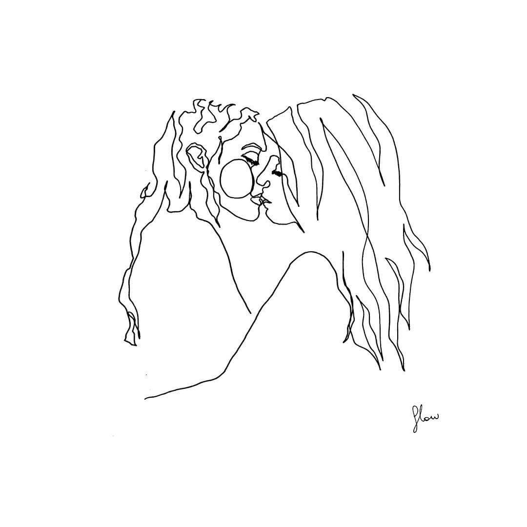 40 Amazing Artistic Sketches Depict The Ecstatic World Of Two Lovers