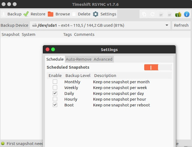 Timeshift - Um aplicativo para criar pontos de restauração no Ubuntu e Linux Mint Sele%25C3%25A7%25C3%25A3o_002