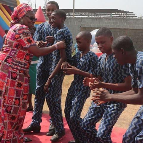 Photos: Abimbola Fashola Hosts Christmas Party For Children Living In Disabilities