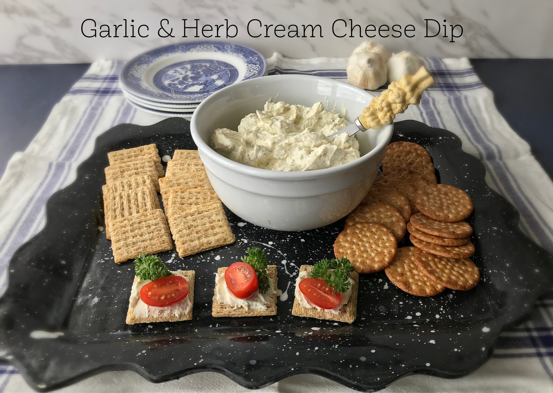 Garlic Herb Cream Cheese Dip