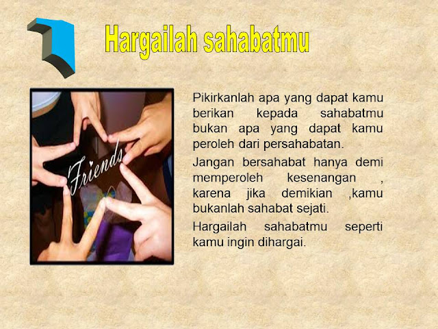 Etika Pergaulan Dengan Teman Sebaya