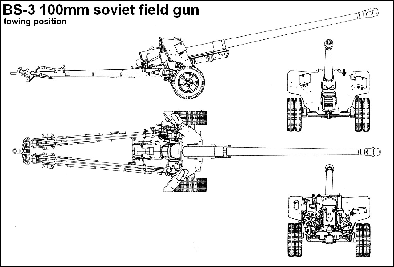 Пушка зис 3 чертежи с размерами