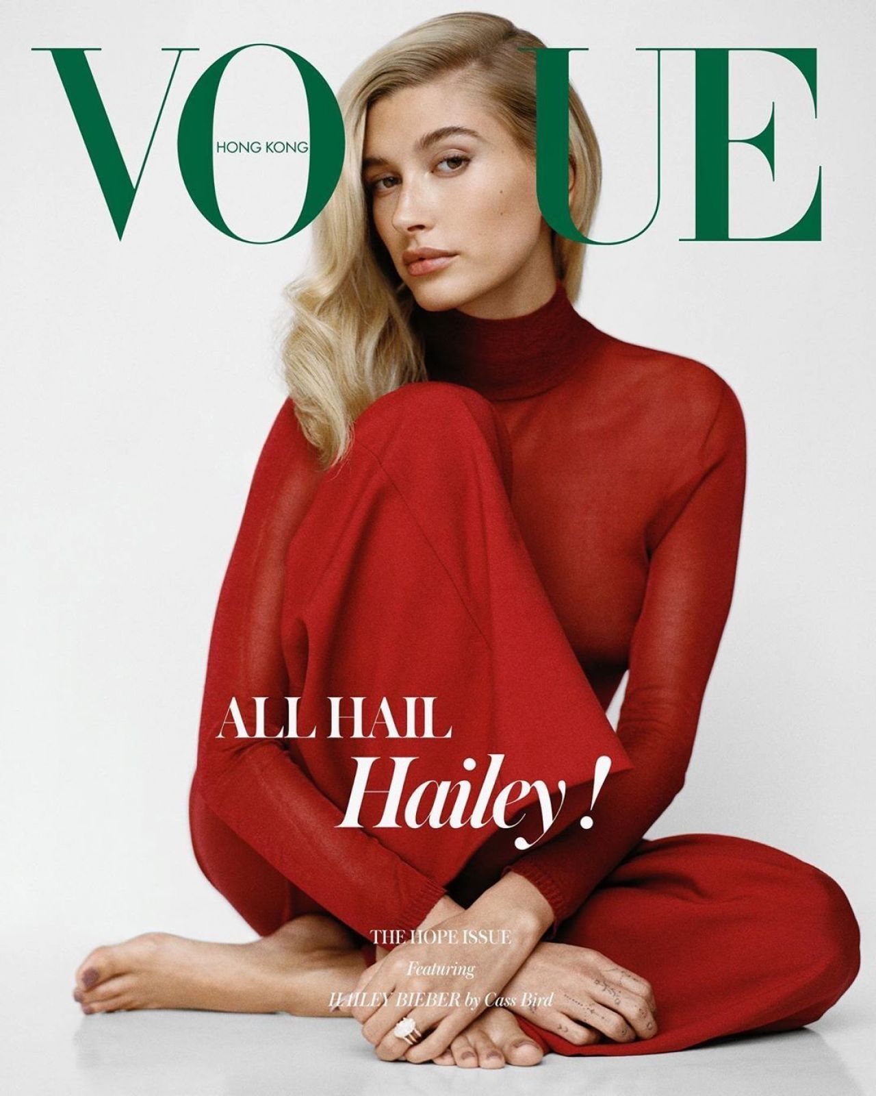 Hailey Rhode Bieber – Vogue Hong Kong Magazine December 2019