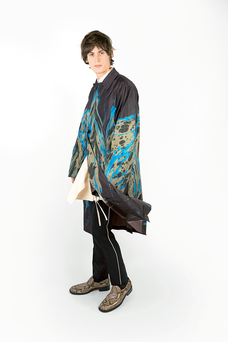Dries Van Noten Limited Edition Marble Print Raincoats | It's Not You ...