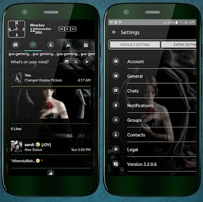 BBM MOD Black Extra Fitur Sosmed v3.2.0.6 APK BBM MOD Black Extra Fitur Sosmed v3.2.0.6 APK