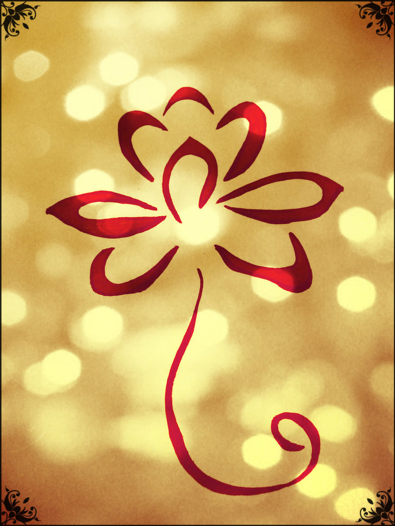 Lotus Flower Happy Holidays