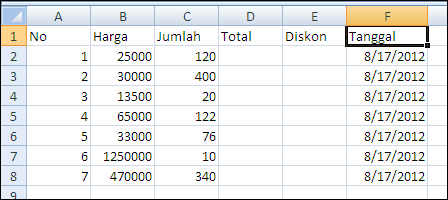 Belajar Excel Bagian 4 Menggunakan Rumus Dan Fungsi Belajar Excel Bagian 4 Menggunakan Rumus Dan Fungsi