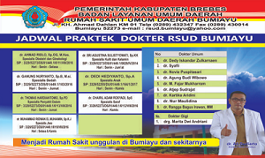 Jadwal Dokter RSUD Bumiayu