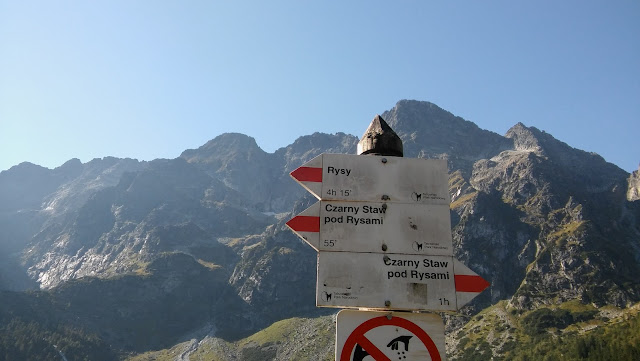 Tatry Rysy od strony polskiej Rysy