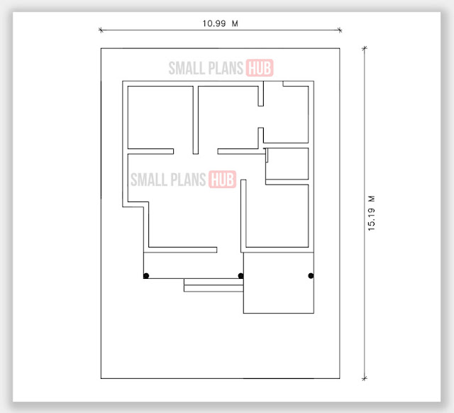 1558 Sq.ft. 4 Bedroom Double Floor Plan and Elevation