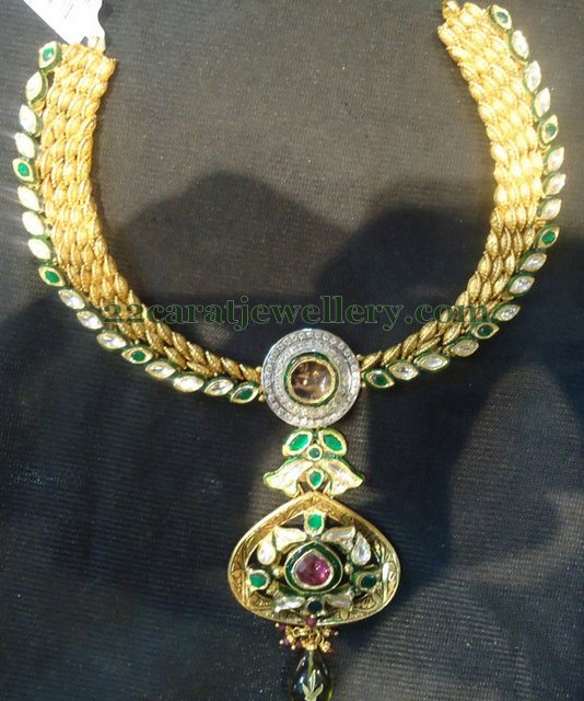 Kundan Gold Heavy Necklace