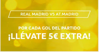 Mondobets 5 extra por gol Real Madrid vs Atletico 12-12-2020 Mondobets 5 extra por gol Real Madrid vs Atletico 12-12-2020