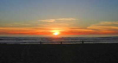 Sunset on Pacific Beach