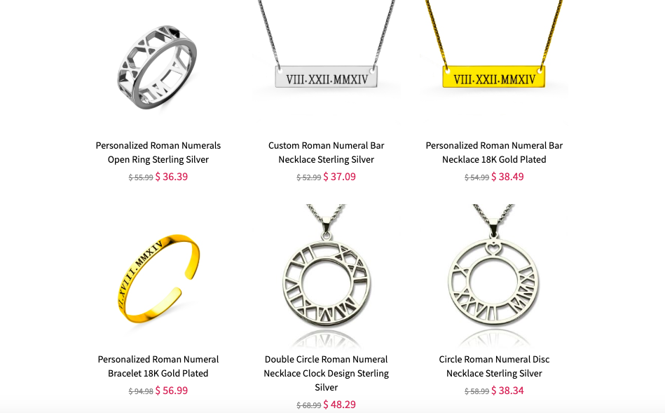 Store review Getnamenecklace My Wonderland