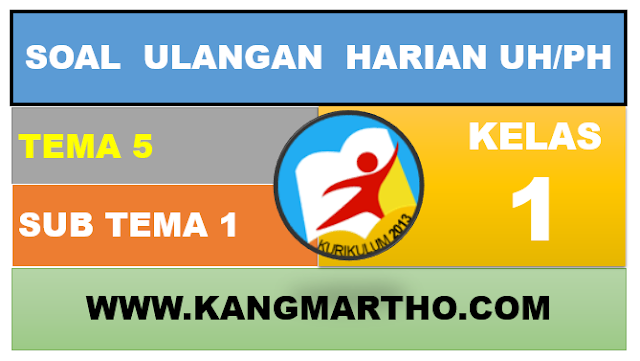Soal Ulangan Kelas 1 Tema 5 Sub Tema 1 Dan Kisi Kisi Guru Berbagi