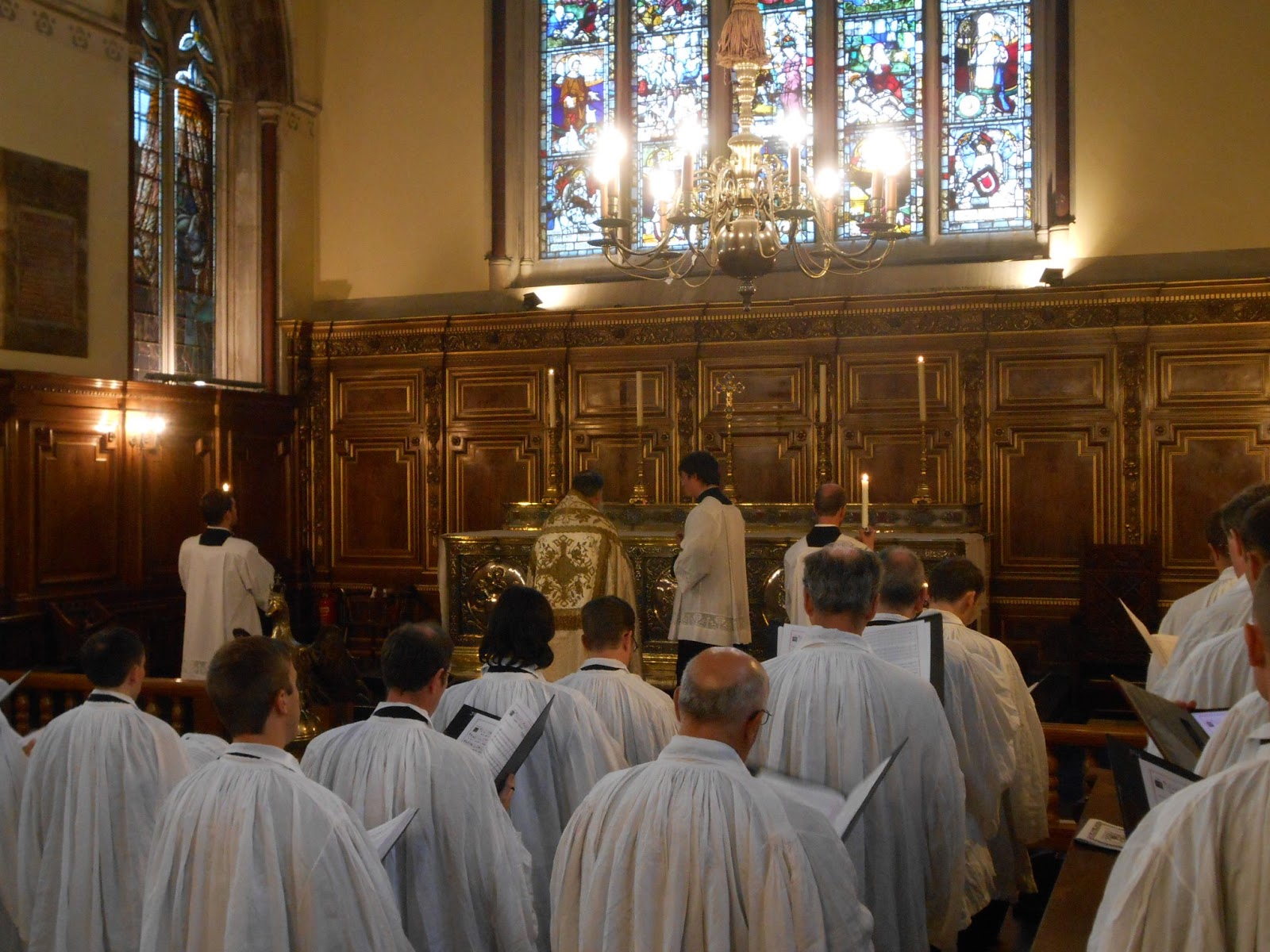 New Liturgical Movement Vespers Celebrated in the Sarum Rite in Oxford