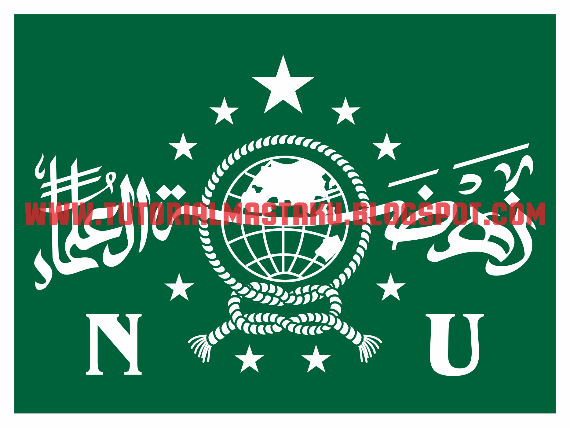 Vector Logo Dan Bendera Nahdlatul Ulama ( NU ) Tutorial