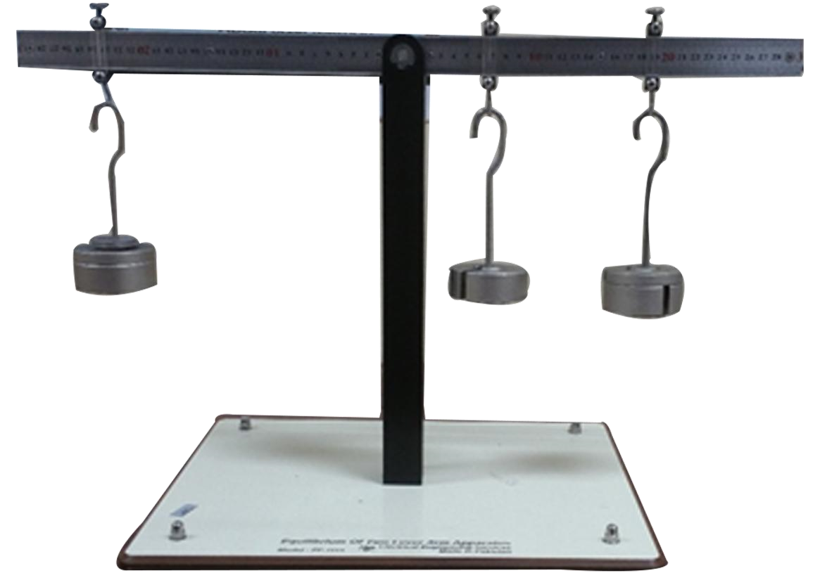 Equilibrium on Two Arm Lever Apparatus Engineering Mechanics