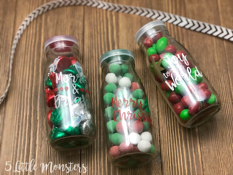 5 Little Monsters: Christmas Candy Bottles