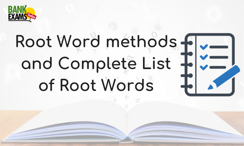 Root Word Method To Learn English Words Pdf - Bankexamstoday