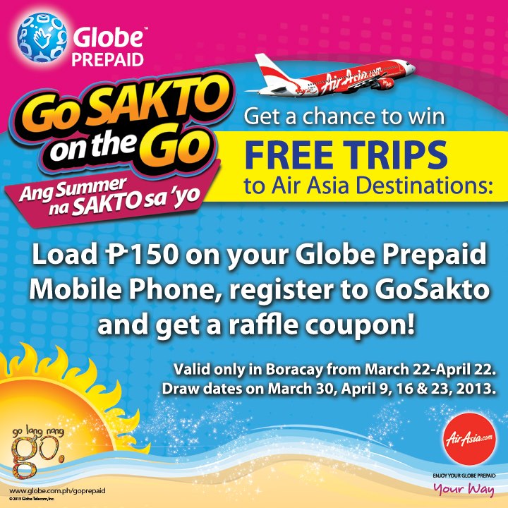 Mom @ Works: Globe Promos - Go SAKTO on the Go Promo