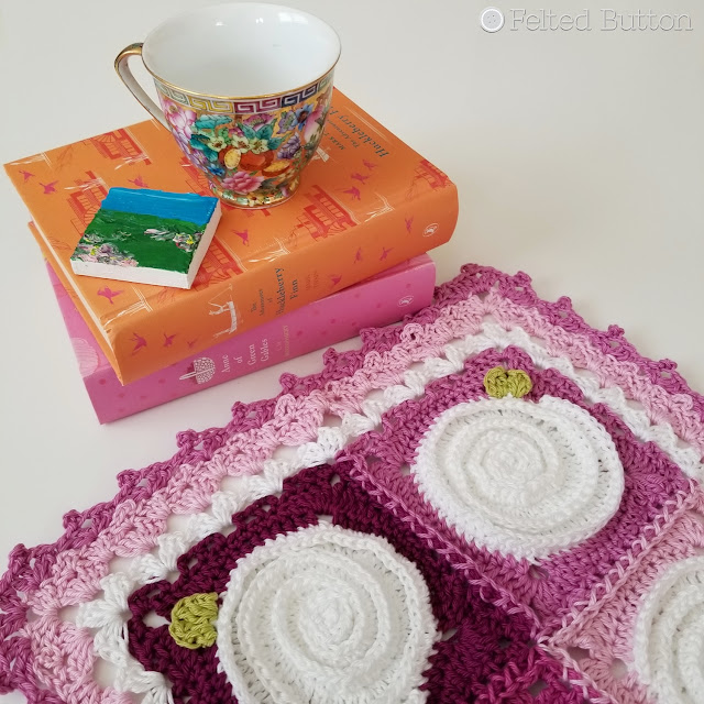 Sweven Throw crochet pattern by Susan Carlson of Felted Button