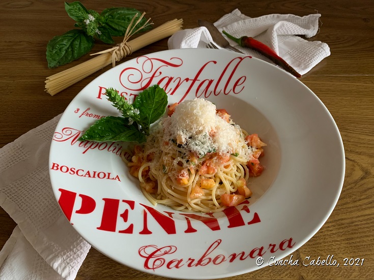Spaghetti con Tomate y Albahaca | El Plato spaghetti-albahaca-plato