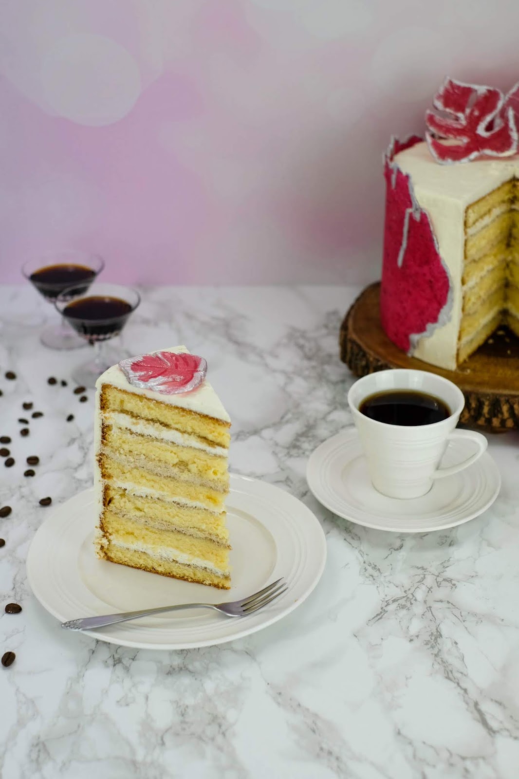 Kaffee und Vanille Biskuit Torte | Marion's Kaffeeklatsch Kaffee und Vanille Biskuit Torte | Marion's Kaffeeklatsch