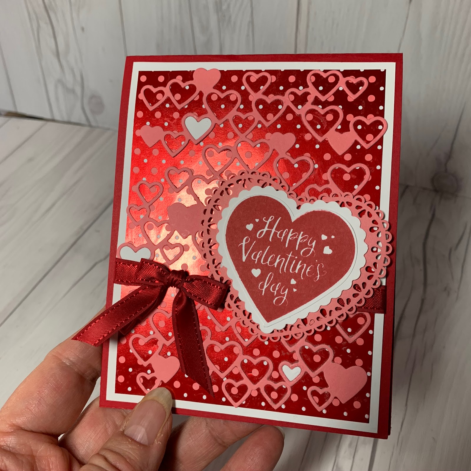 Valentine Card using Heartfelt Stamp Set Stamped Sophisticates