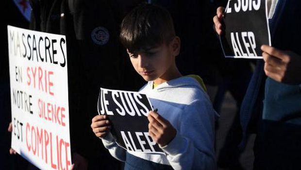 Jerman & Perancis Unjuk Rasa: Yang terjadi di Aleppo adalah terburuk didunia Jerman & Perancis Unjuk Rasa: Yang terjadi di Aleppo adalah terburuk didunia