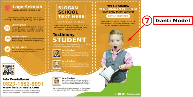 Contoh Brosur PAUD Penerimaan Peserta Baru Comp CorelDraw Contoh Brosur PAUD Penerimaan Peserta Baru Comp CorelDraw