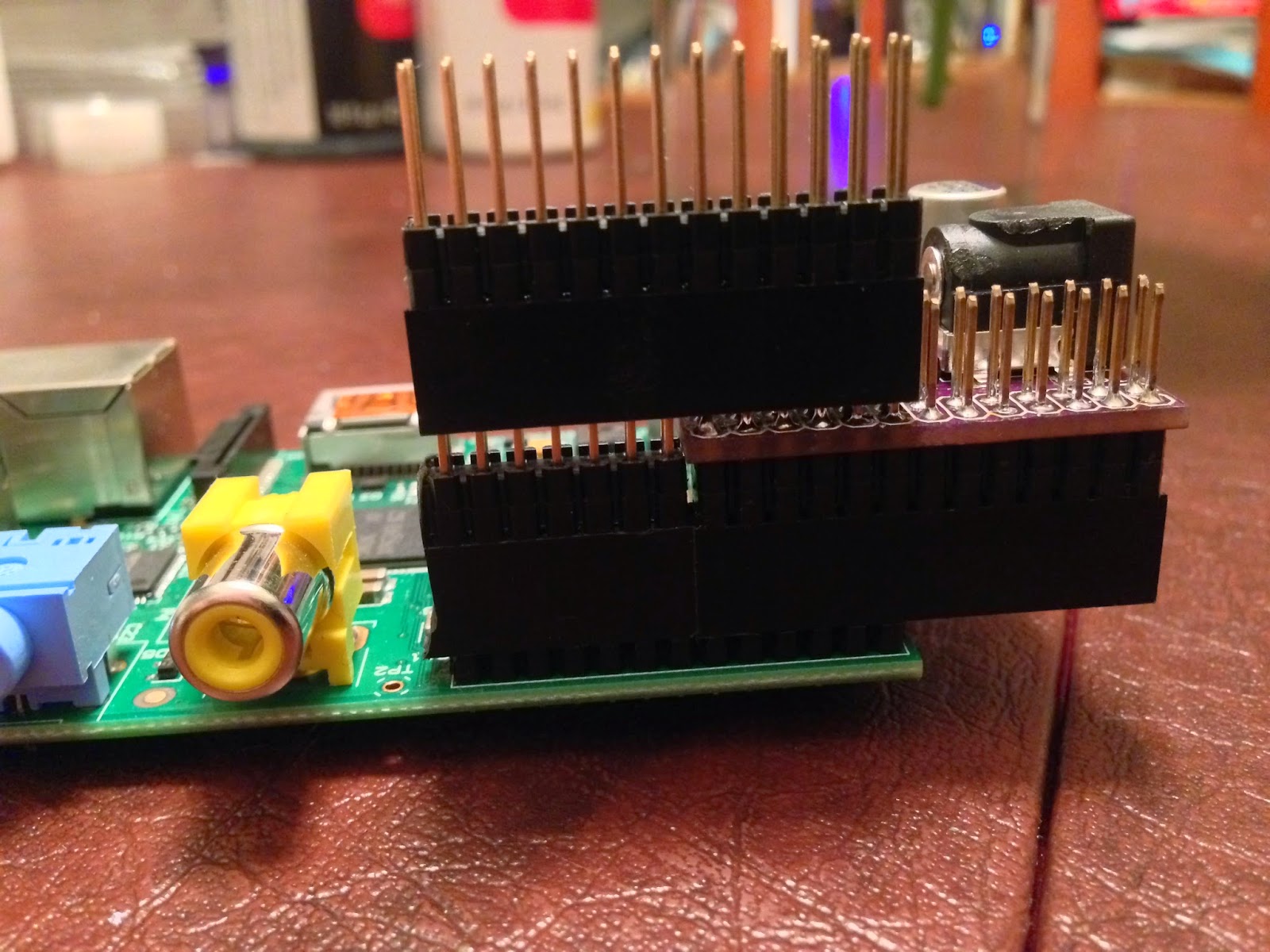 Geppetto Electronics Pi Power and the Raspberry Pi B+ stacking headers